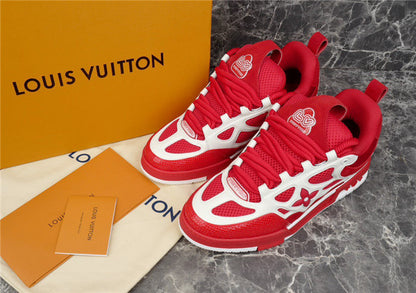 LOUIS VUITTON LV SKATE SNEAKER RED WHITE