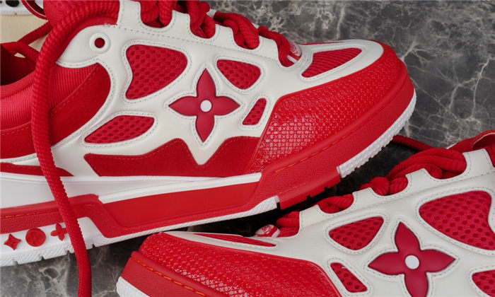 LOUIS VUITTON LV SKATE SNEAKER RED WHITE