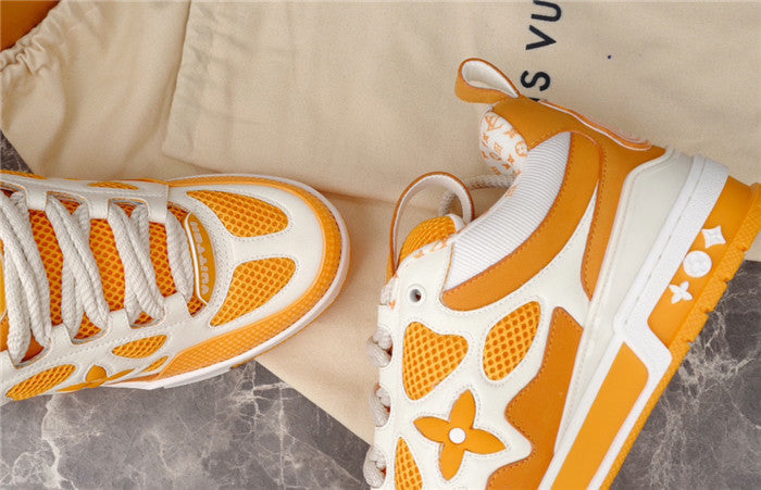 LOUIS VUITTON LV SKATE SNEAKER YELLOW WHITE