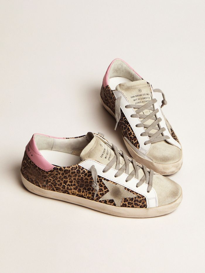 Leopard-print Suede Super-star Sneakers