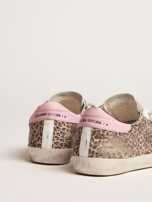 Leopard-print Suede Super-star Sneakers