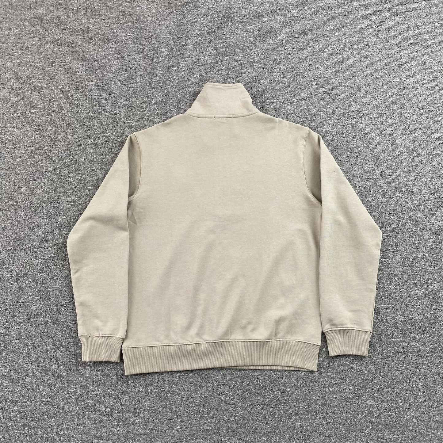 POLO RALPH LAUREN QUARTER ZIP SWEATSHIRT BEIGE