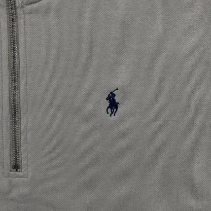 POLO RALPH LAUREN QUARTER ZIP SWEATSHIRT BEIGE