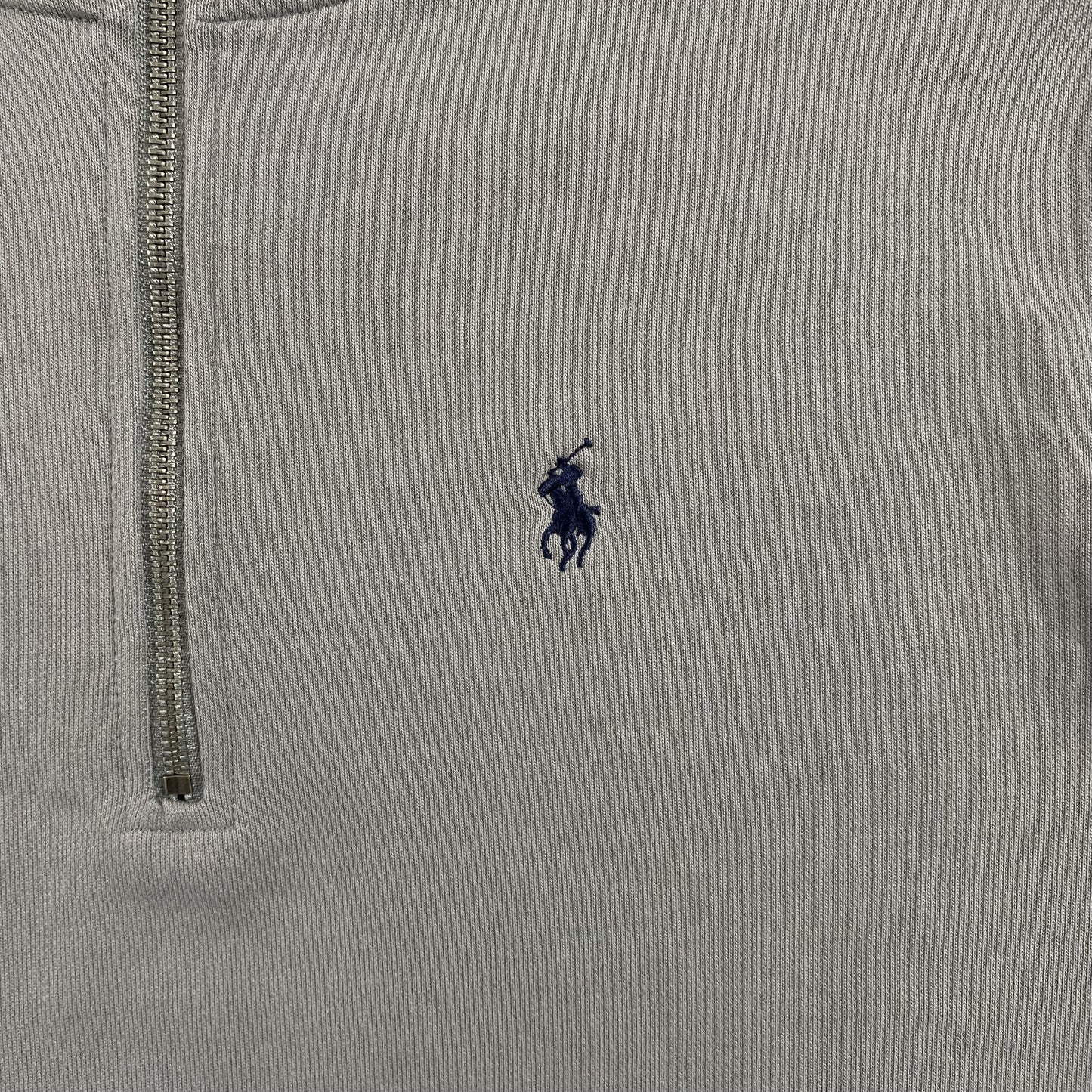 POLO RALPH LAUREN QUARTER ZIP SWEATSHIRT GREY