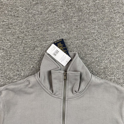 POLO RALPH LAUREN QUARTER ZIP SWEATSHIRT GREY
