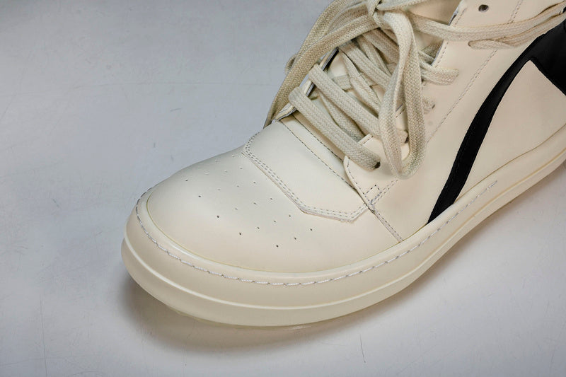 RICK OWENS GEOBASKET MILK BLACK
