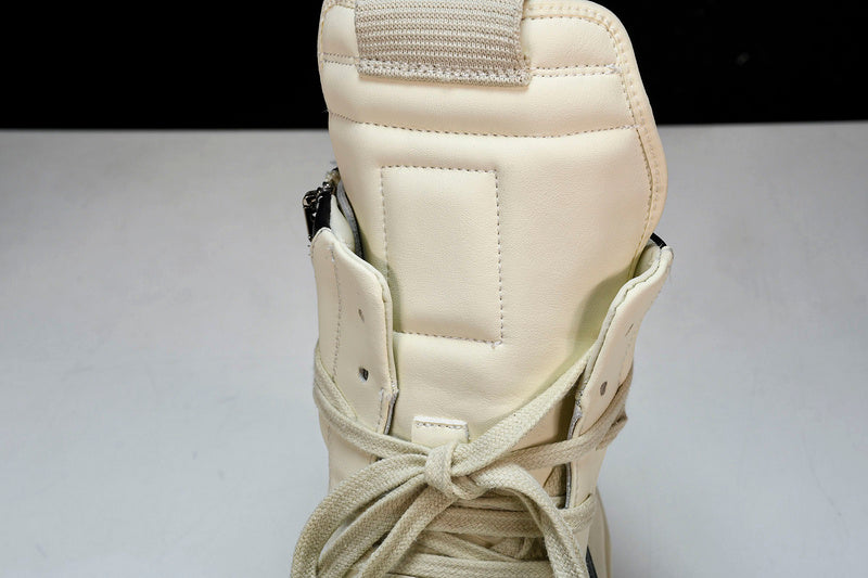 RICK OWENS GEOBASKET MILK BLACK