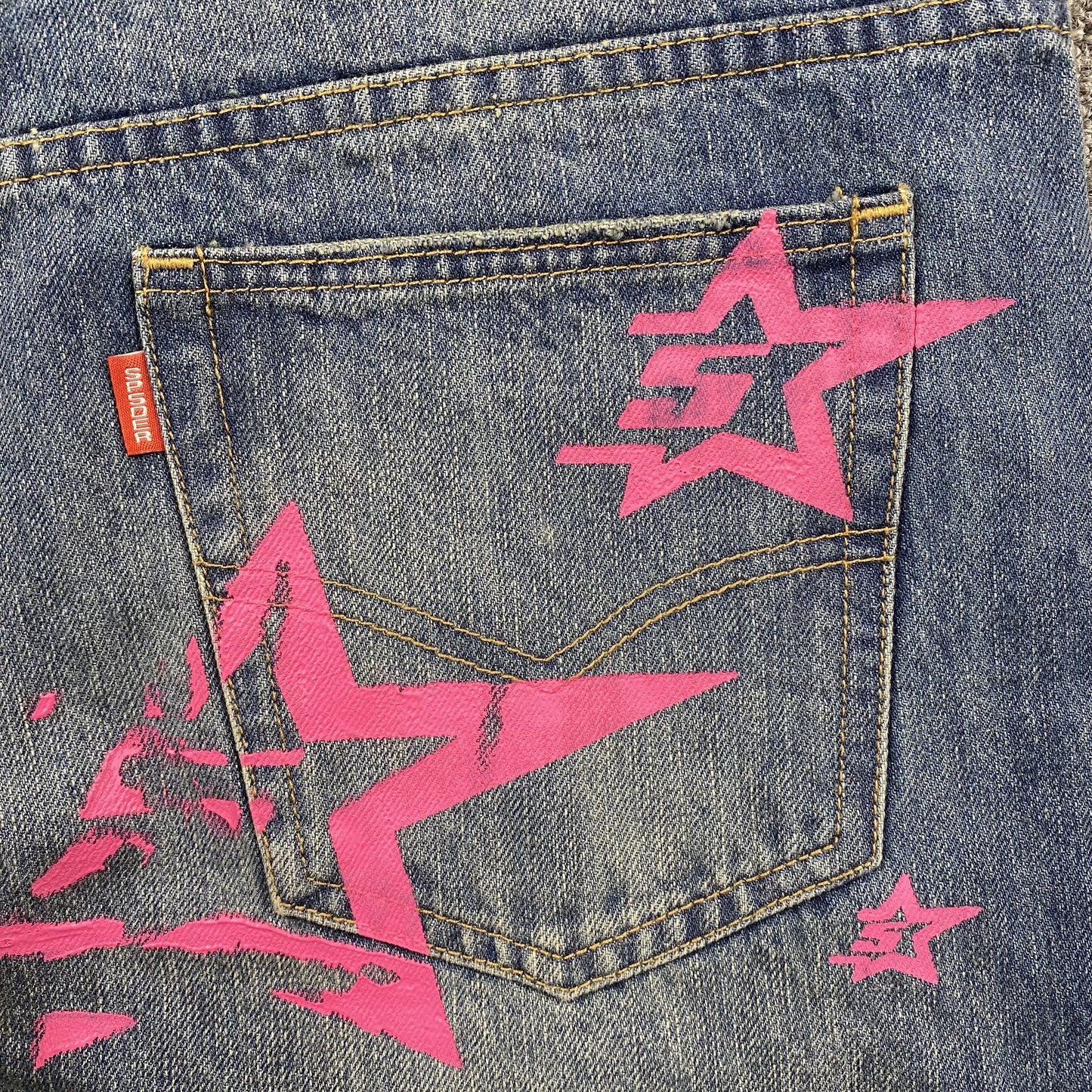 SP5DER 5STAR VINTAGE JEANS INDIGO