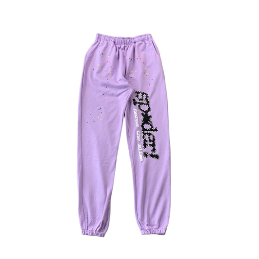 SP5DER ACAI SWEATPANTS PURPLE