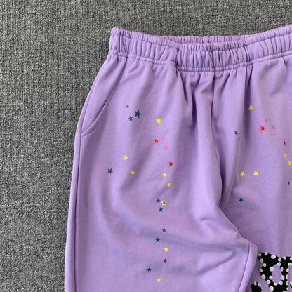 SP5DER ACAI SWEATPANTS PURPLE
