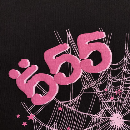 SP5DER ANGEL NUMBER HOODIE BLACK