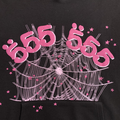 SP5DER ANGEL NUMBER HOODIE BLACK