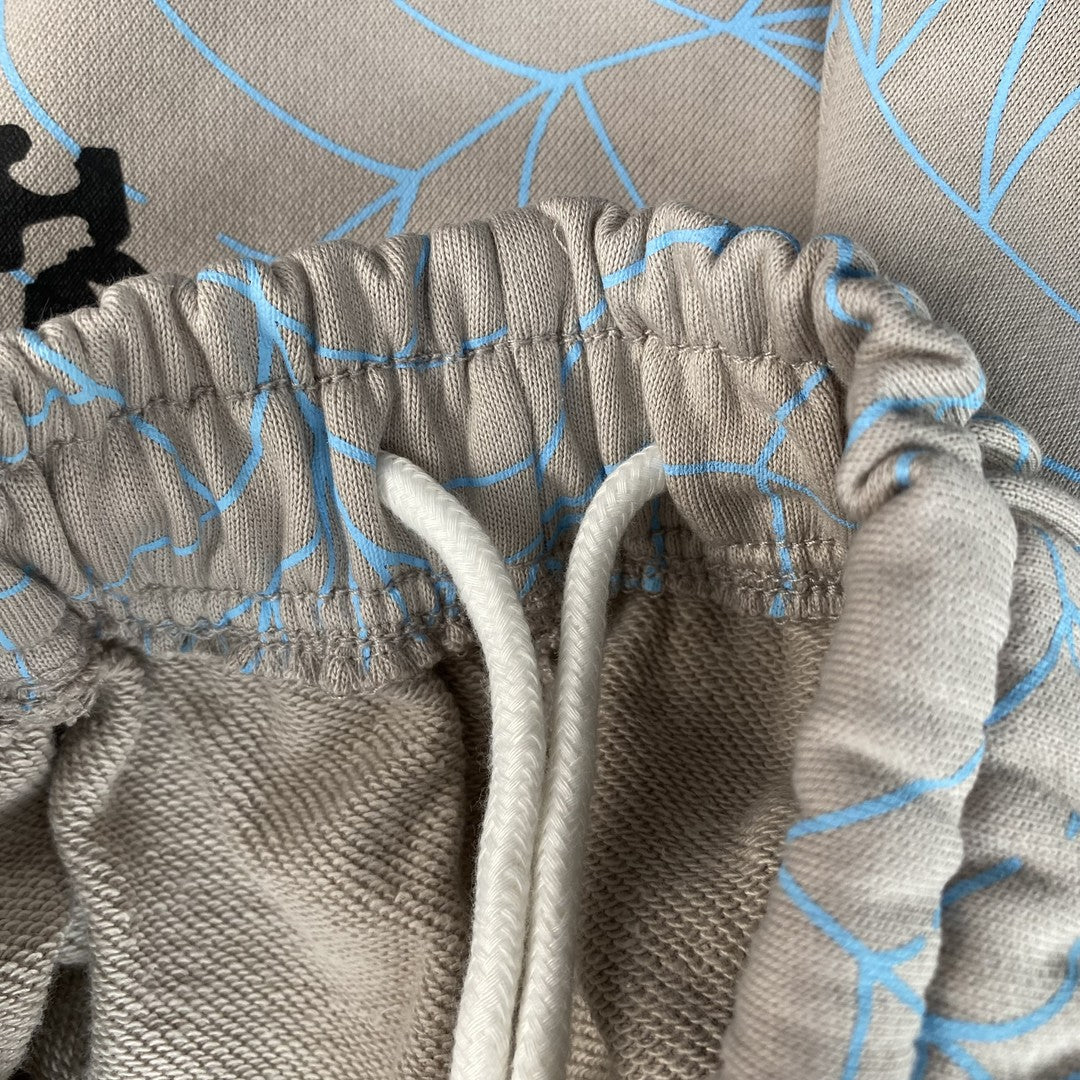 SP5DER AOP WEB SWEATPANTS HEATHER GREY