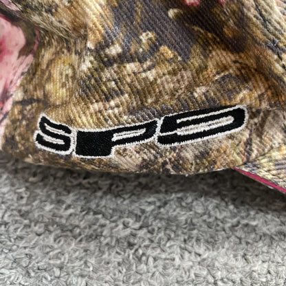 SP5DER BLUE LOGO CAP REAL TREE CAMO