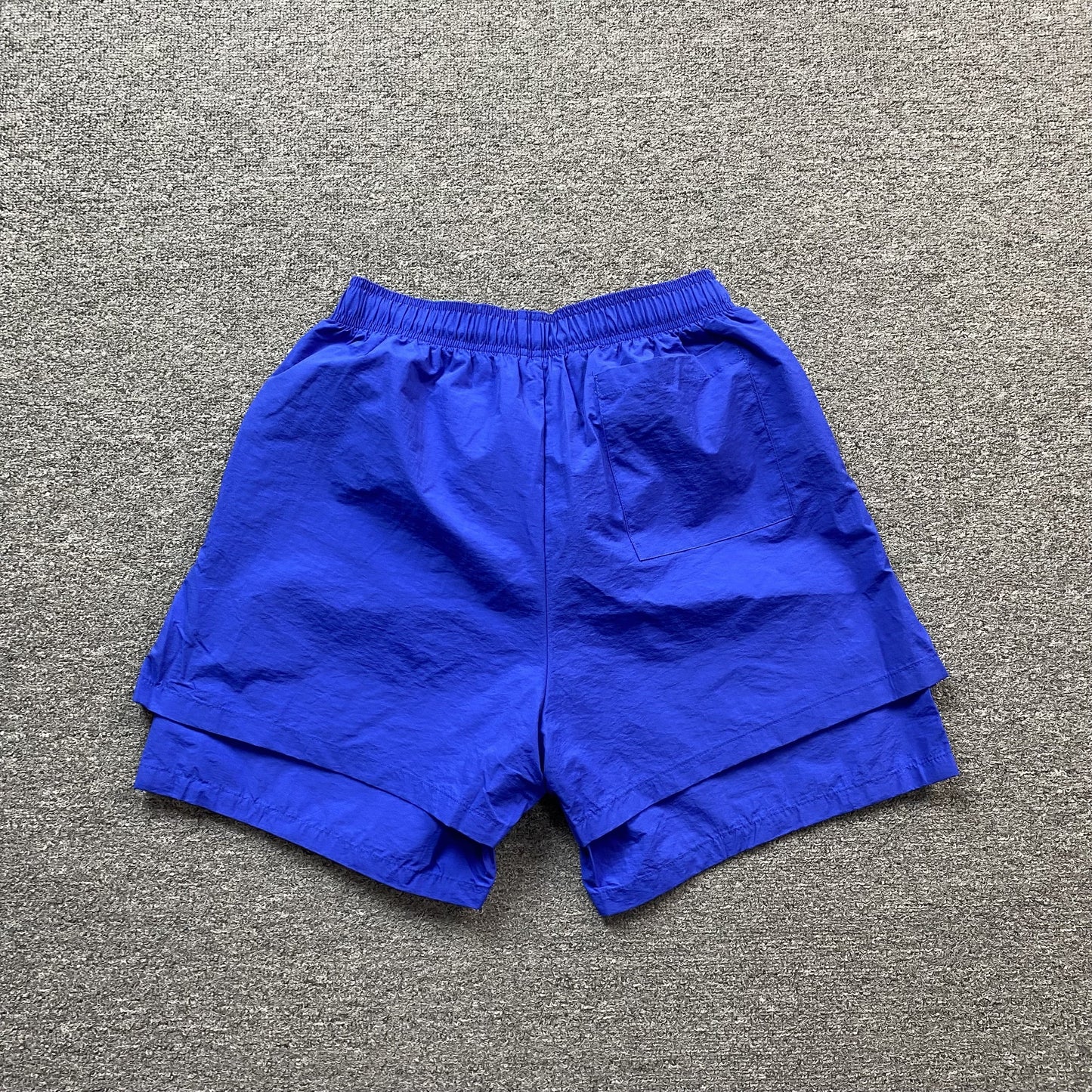 SP5DER OG WEB DOUBLE LAYER SHORT BLUE