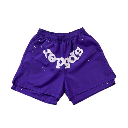 SP5DER OG WEB DOUBLE LAYER SHORT PURPLE