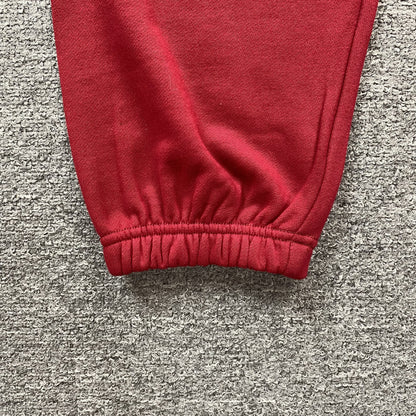 SP5DER VVS SWEATPANTS RED