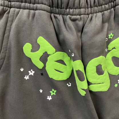 SP5DER WAIT WEB SWEATPANTS SLATE GREY