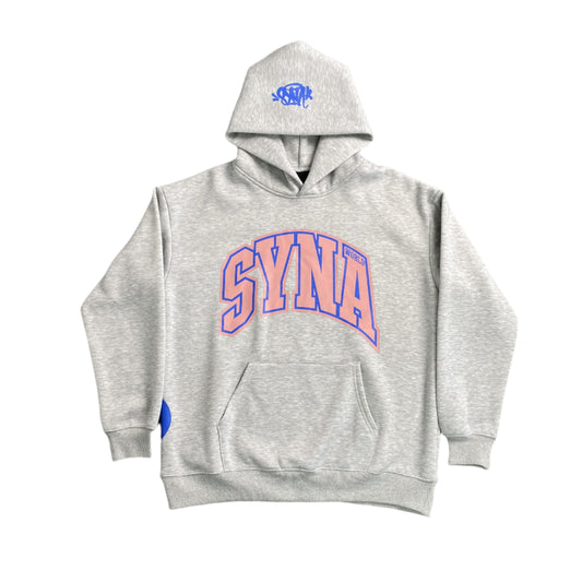 SYNA WORLD COLLEGE HOODIE GREY