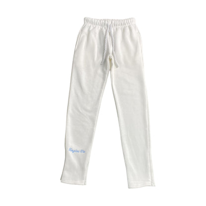 SYNA WORLD SYNA LOGO SWEATPANTS WHITE