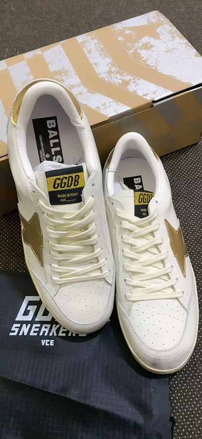 Sneakers Ball Star Con Stella E Talloncino Dorati