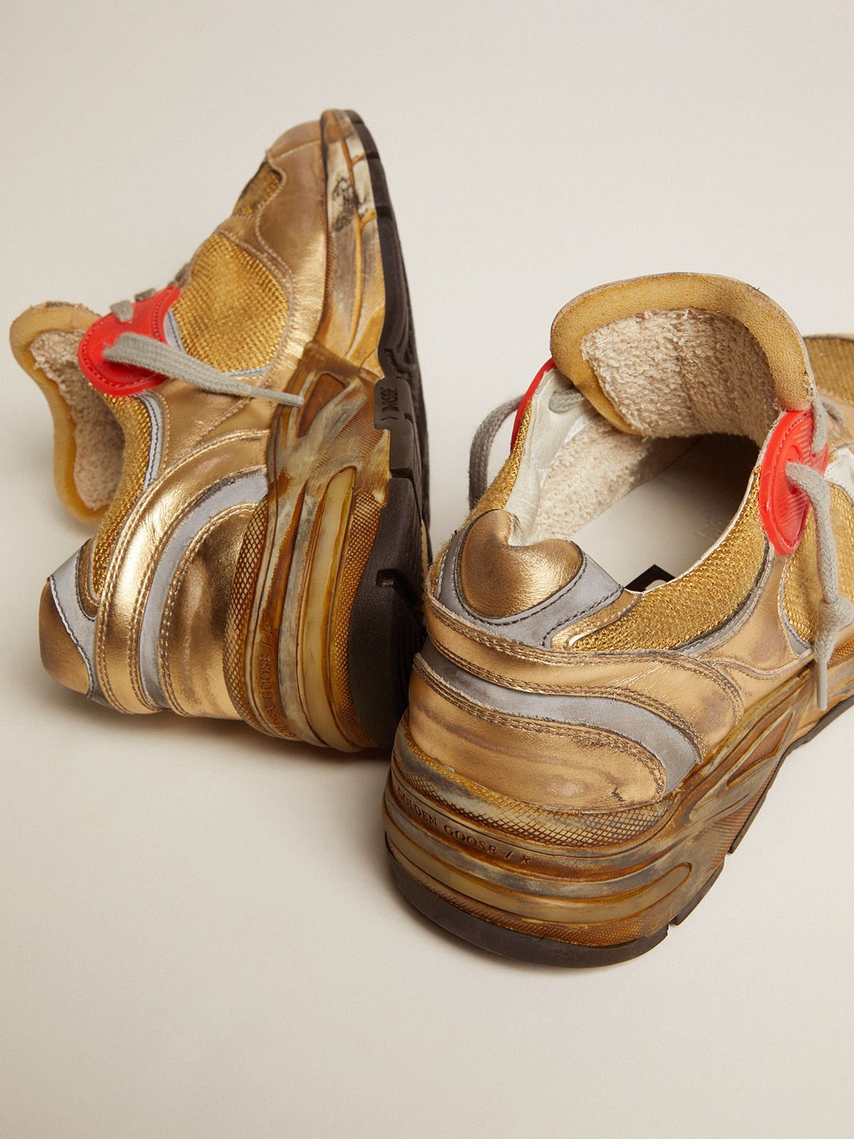 Women’s Gold Dad-star Sneakers