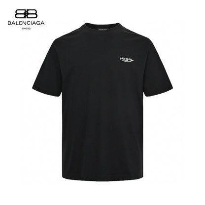 Balenciaga Black T-Shirt with Bold Graphic