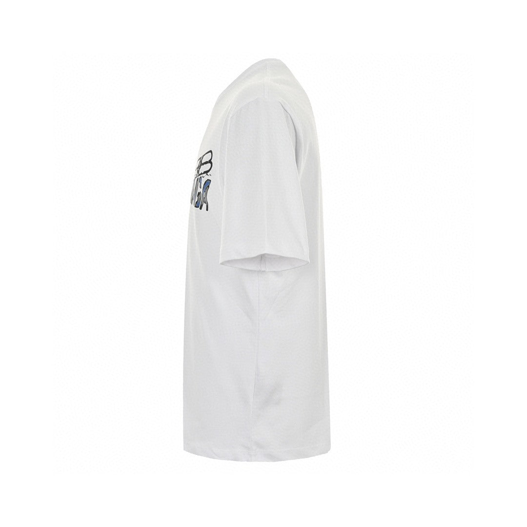 Balenciaga Graphic Logo T-Shirt (White)