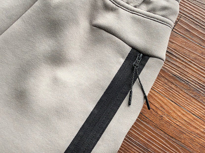 NIKE TECH FLEECE HOODIE x OLIVE GREY/ENIGMA STONE