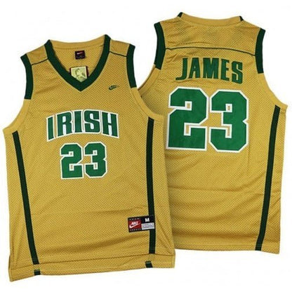 LEBRON JAMES IRISH HIGH SCHOOL JERSEY